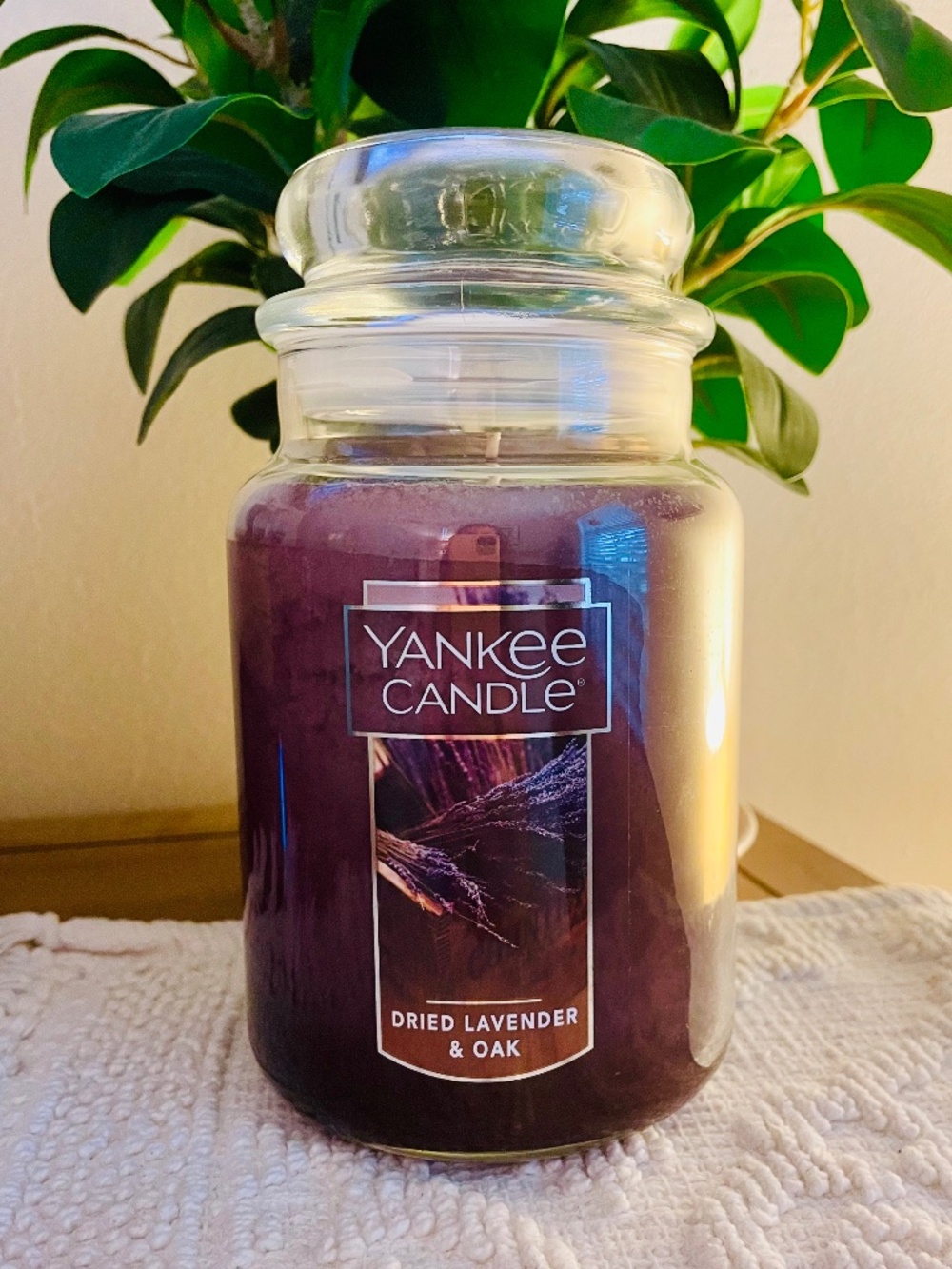 Yankee Candle Dried Lavender and Oak Original Large Jar